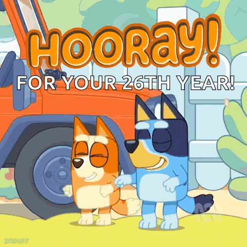 Bluey Hooray GIF