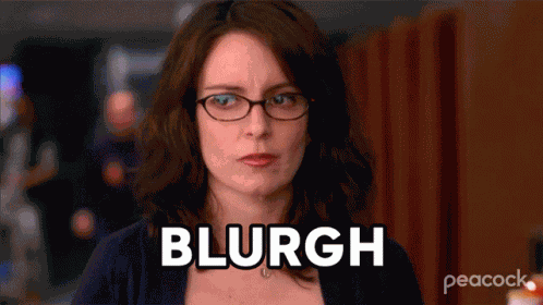 Blurgh Liz Lemon GIF