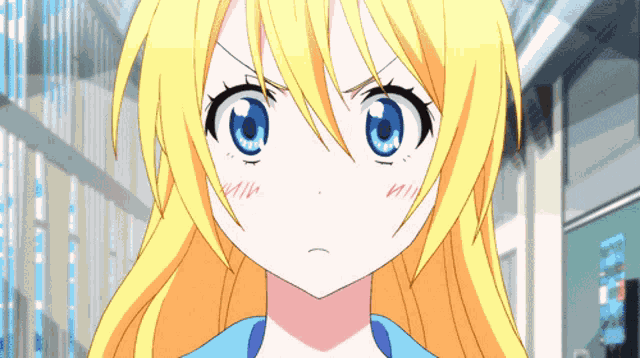 Blush Anime GIF