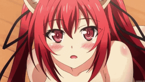 Blushes Girl GIF
