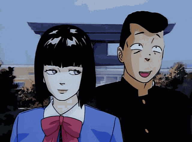 Blushing Anime Retro Anime GIF