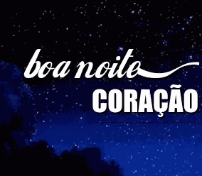Boa Noite Coração / Amor / Apaixonado / Boa Noite Carinhoso / Céu Estrelado GIF