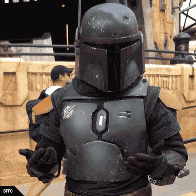Boba Fett Shrug GIF