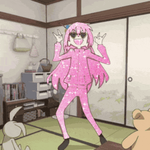 Bocchi Dance Bocchi The Glitter GIF