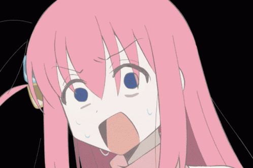 Bocchi The Rock Bocchi Shocked GIF