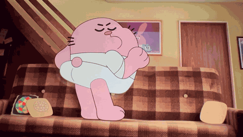 Body Roll Gumball GIF