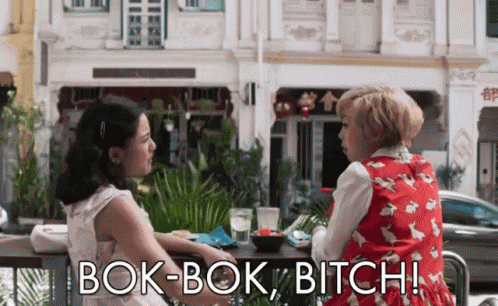 Bok Bok Bitch Constance Wu GIF