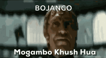 Bollywood Mogambo Khush Hua GIF