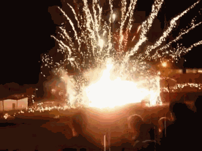 Bon Fire Night Fireworks GIF