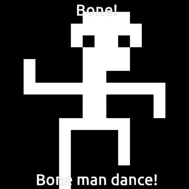Bone Man Dance Moves GIF