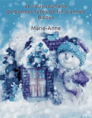 Bonhommedeneige Maison Mauve GIF