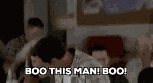 Boo This Man Throw Hat GIF