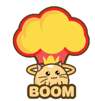 Boom Cat Sticker