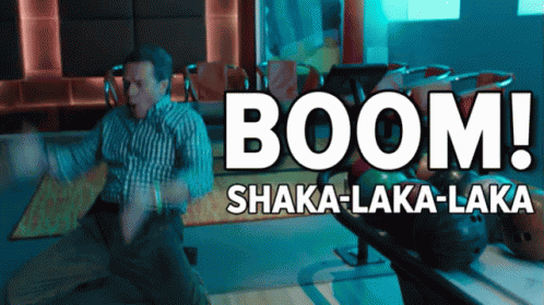 Boom! Shaka-laka-laka GIF