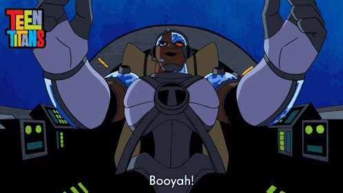 Booyah Cyborg GIF