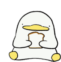 Bored Duck Sticker