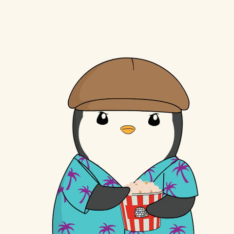 Bored Penguin GIF