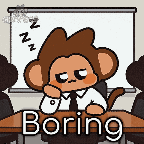 Bored Snooze GIF