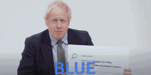 Boris Johnson Blue GIF