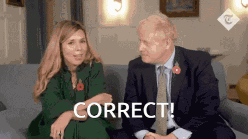 Boris Johnson Carrie Symonds GIF