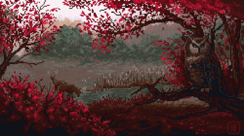 Bosque Rojo GIF