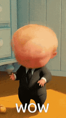 Boss Baby Wow GIF