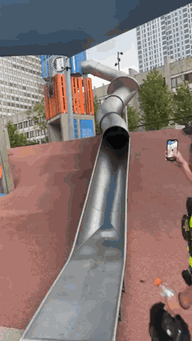 Boston Police Epic Slide GIF