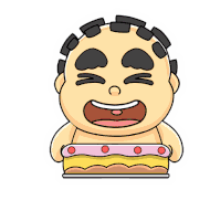 Botak Birthday Sticker