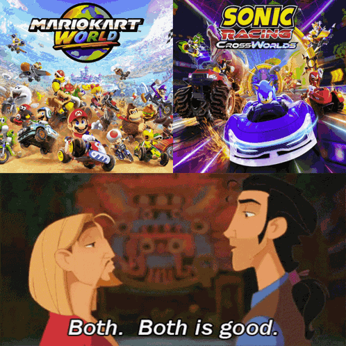 Both Is Good Mario Kart GIF