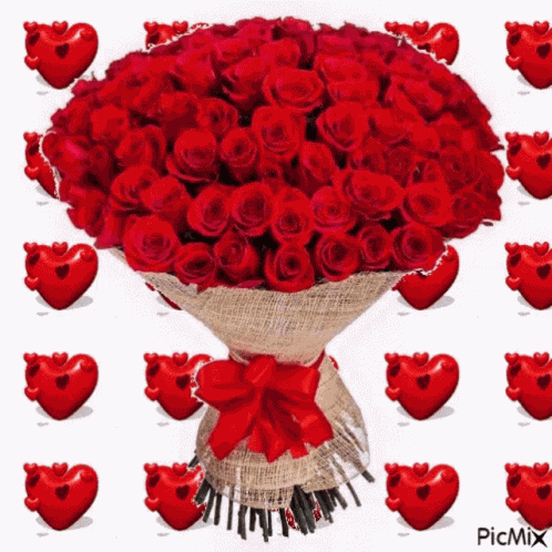 Bouquet Roses GIF