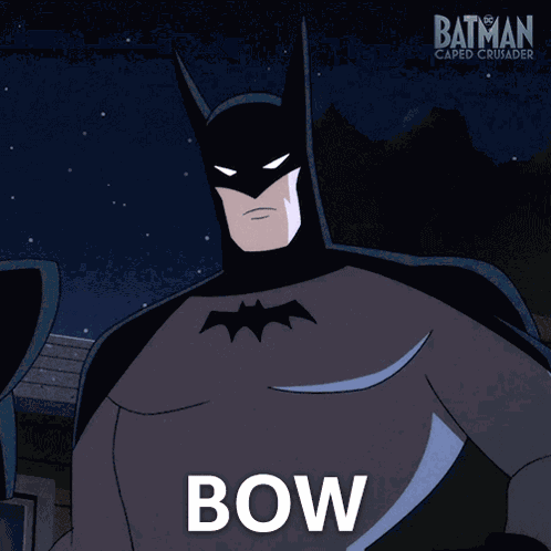Bow Batman GIF
