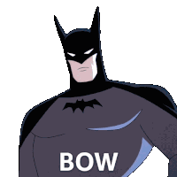 Bow Batman Sticker