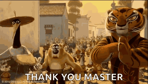 Bow Kung Fu Panda GIF