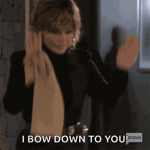 Bowing Real Housewives Of Beverly Hills GIF