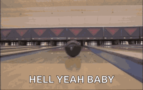 Bowling Ball Pins GIF