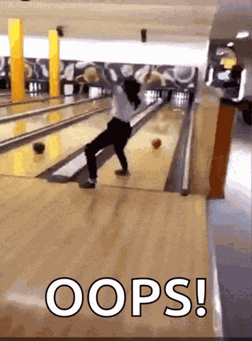 Bowling Fail GIF