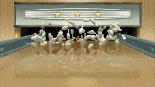 Bowling Wii Sports GIF