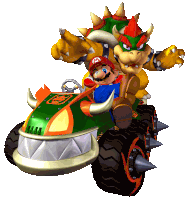 Bowser Mario Sticker