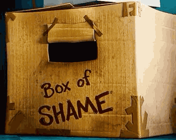 Box Of Shame GIF