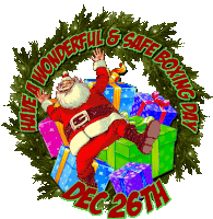 Boxing Day Dec 26th Sticker
