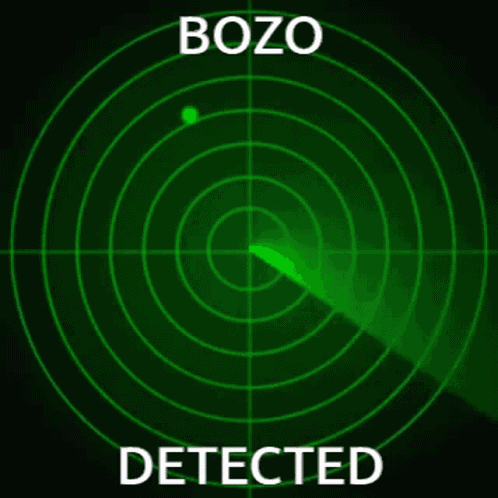 Bozo Detected GIF