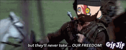 Braveheart Chad GIF