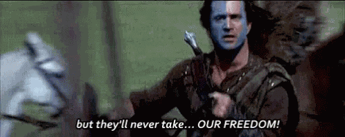 Braveheart Mel Gibson GIF