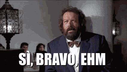 Bravo Applauso Applausi Bud Spencer Terrence Hill Evviva Imbarazzo GIF