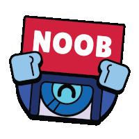 Brawl Stars Stu Noob Pin Haruyt600 Sticker