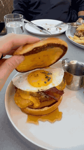 Breakfast Burger Food GIF