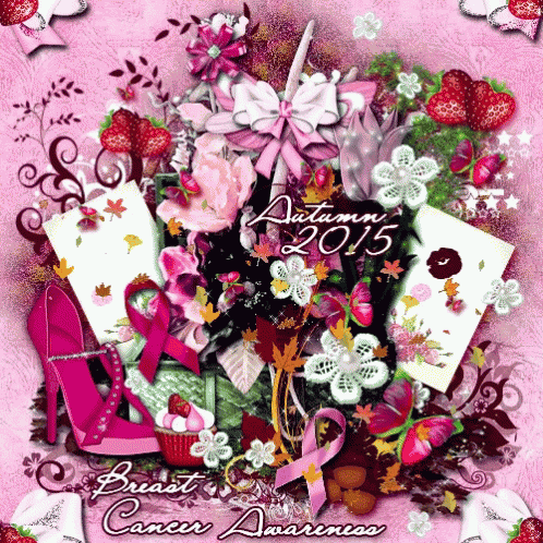 Breast Cancer Awareness Autumn GIF