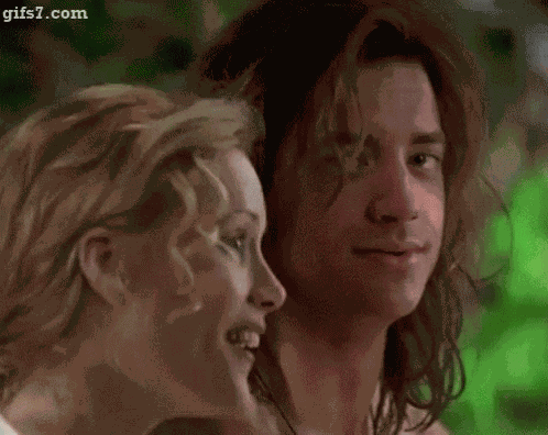 Brendan Fraser Wink GIF