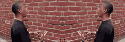 Brick Wall Two Brick Wall GIF