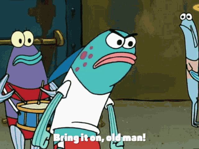 Bring It On Old Man GIF